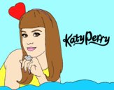 Coloring page Katy Perry painted byAnia