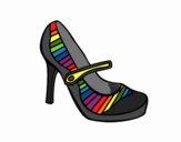 Coloring page Sport heel shoes painted byrandol9572
