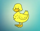 Coloring page Ducky farm painted byAnia