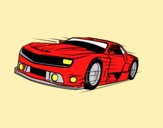 Coloring page Fast sports car painted byAnia