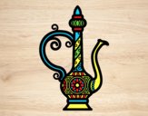 Coloring page Morroco Teapot  painted byAnia
