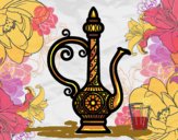 Coloring page Morroco Teapot  painted byFranka