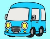 Coloring page Classic van painted byAnia