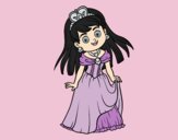 Coloring page Princess charming painted byAnia