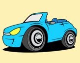 Coloring page New car painted byAnia