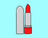 Coloring page A lipstick painted byAnia