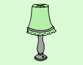 Coloring page Table lamp painted byAnia