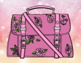 Coloring page Flowered handbag painted byAnia