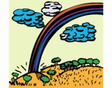 Coloring page Rainbow painted byKhaos006