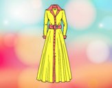 Coloring page Shirtdress painted byAnia