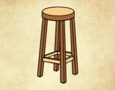 Coloring page High Stool painted byAnia