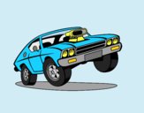 Coloring page Muscle car painted byAnia