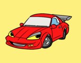 Coloring page Sports car with aileron painted byAnia
