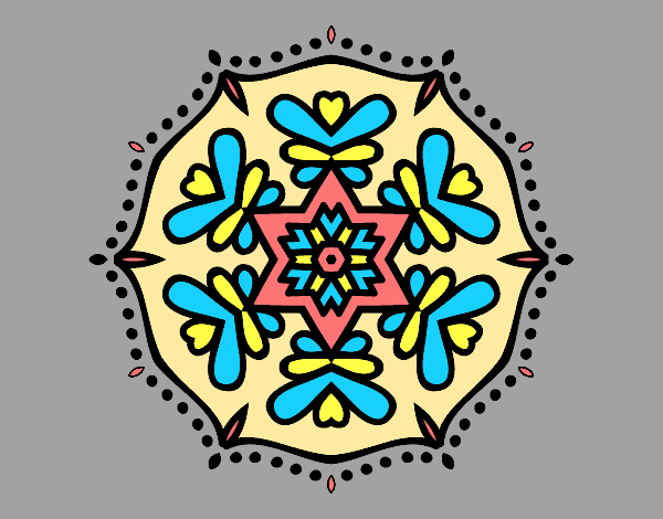 Symmetric mandala