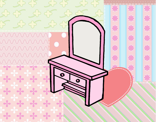 Vanity with drawers