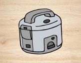 Coloring page Rice cooker painted bylorna
