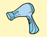 Coloring page A hairdryer painted bylorna
