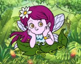 Coloring page Pretty fairy painted bybbbb
