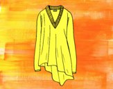 Coloring page Poncho painted bylorna