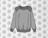 Coloring page Light sweatshirt painted bylorna