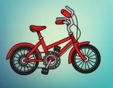 Coloring page Bicycle for children painted byANIA2
