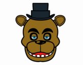 Coloring page Freddy's Face from Five Nights at Freddy's painted byfelix
