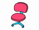 Coloring page Chair with wheels painted bydakota 
