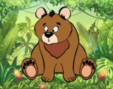 Coloring page Brown bear painted bybbbb