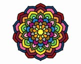 Coloring page Mandala flower petals painted byhailee3456