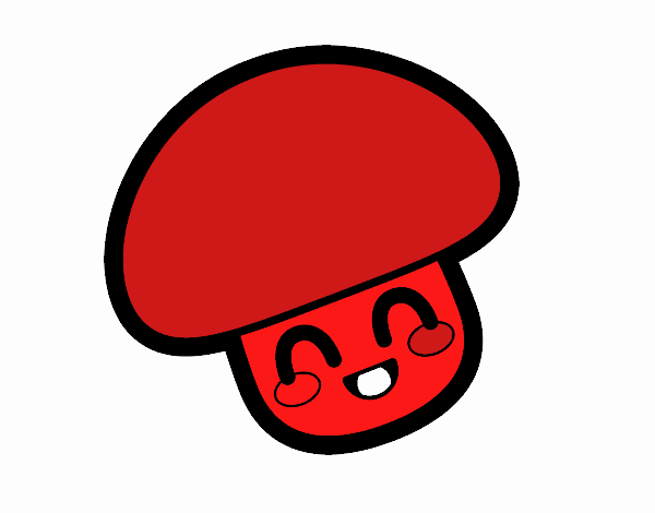 Happy mushroom