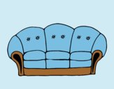 Coloring page Couch painted byLornaAnia