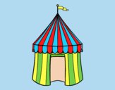 Coloring page Circus tent painted byLornaAnia