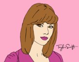 Coloring page Taylor Swift painted byLornaAnia