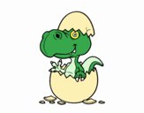 Dino emerging from egg