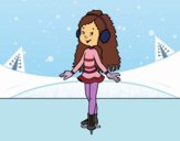 Ice skater girl