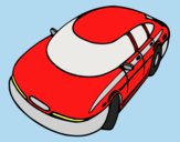 Coloring page Speedy car painted byLornaAnia