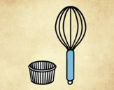 Coloring page Baking utensils painted byLornaAnia
