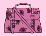 Coloring page Flowered handbag painted byLornaAnia