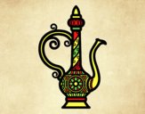 Coloring page Morroco Teapot  painted byLornaAnia