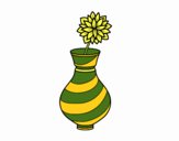 Chrysanthemum in a vase