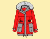 Coloring page Winter coat painted byLornaAnia