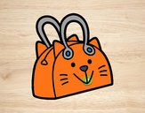 Cat face handbag