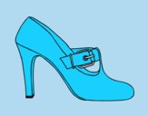 Coloring page Chic shoes painted byLornaAnia
