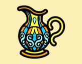 Coloring page Pitcher of water painted byLornaAnia