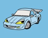Coloring page Sports car with aileron painted byLornaAnia