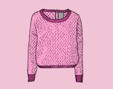 Coloring page Sweater of wool painted byLornaAnia
