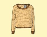 Coloring page Sweater of wool painted byLornaAnia