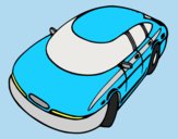 Coloring page Speedy car painted byLornaAnia