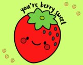 Coloring page You're berry sweet painted byLornaAnia