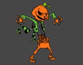 Monster Halloween Pumpkin